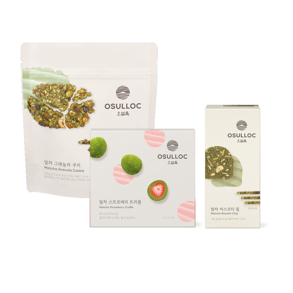 말차 딸기 & 고단백 간식 2종