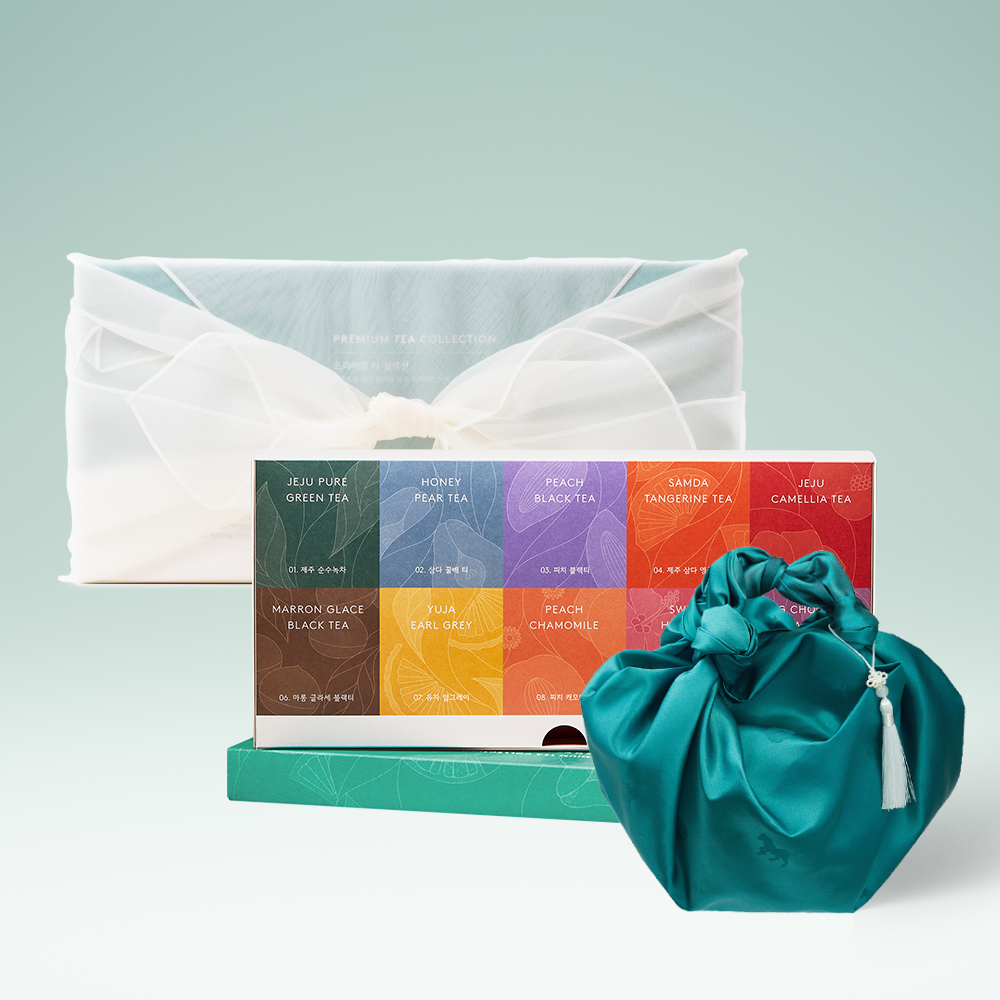 [보자기] 프리미엄 티 컬렉션 10종 40입 & 한복가방