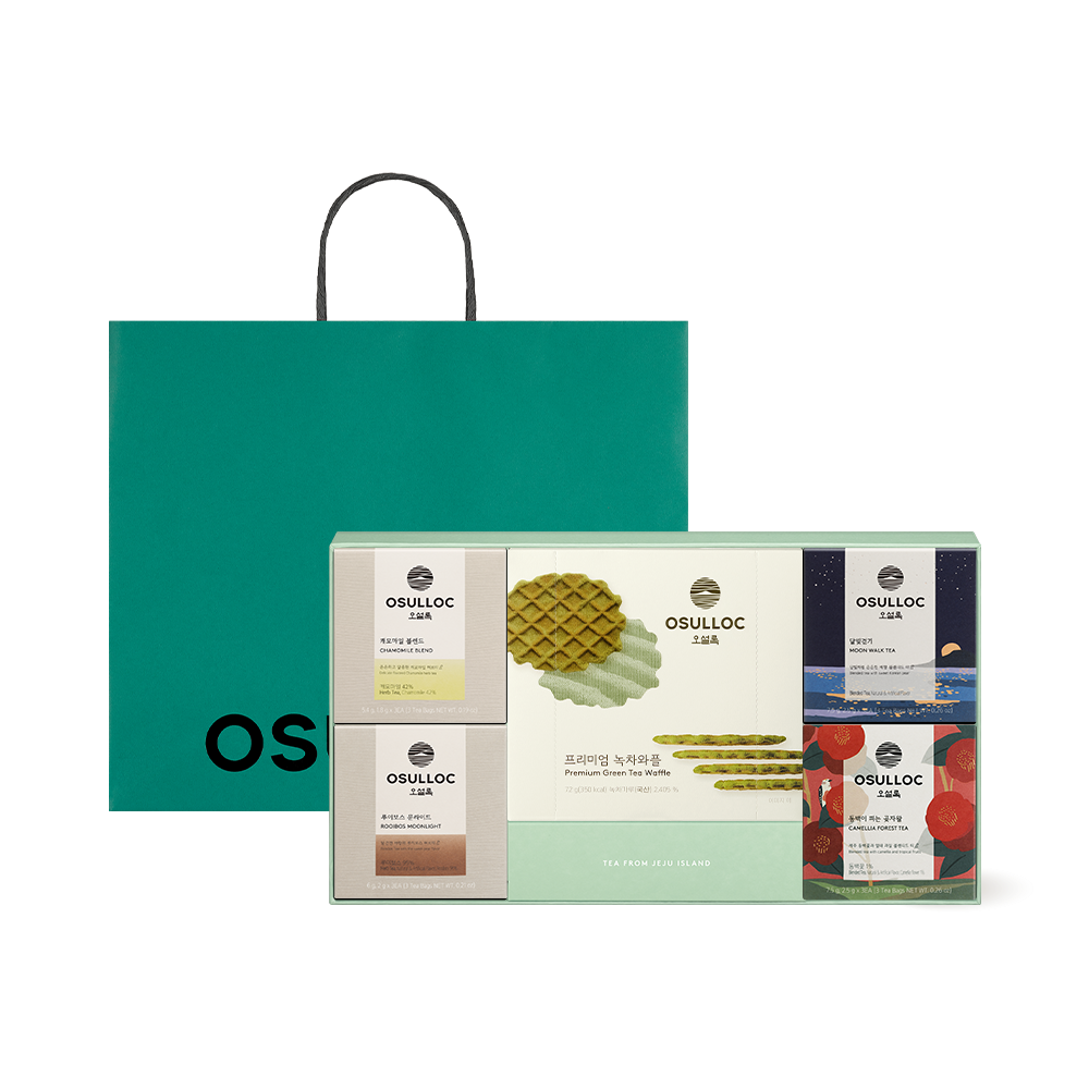 오설록 와플 허브 티 4종 세트