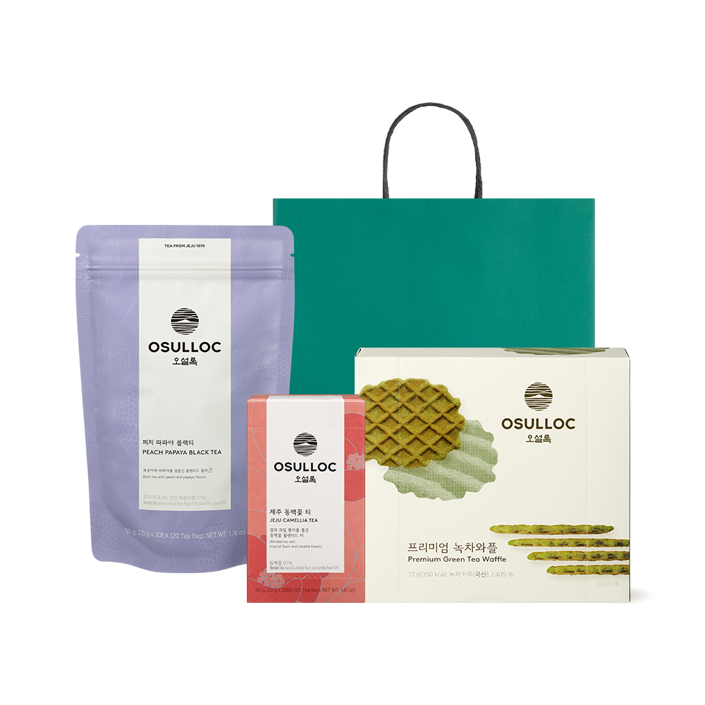 파파야&동백꽃 와플 티타임