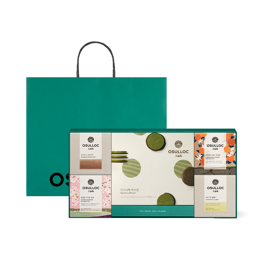 오설록 시그니처 비스킷 티 4종 세트