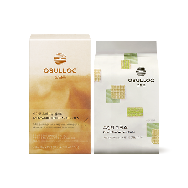 삼다연 오리지널 밀크티 & 웨하스 세트