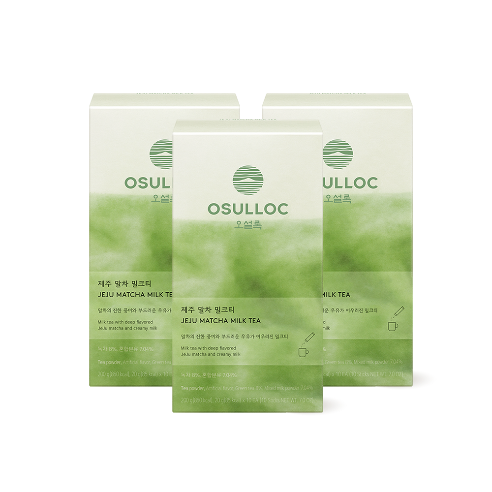 오설록 제주 말차 밀크티 3 SET