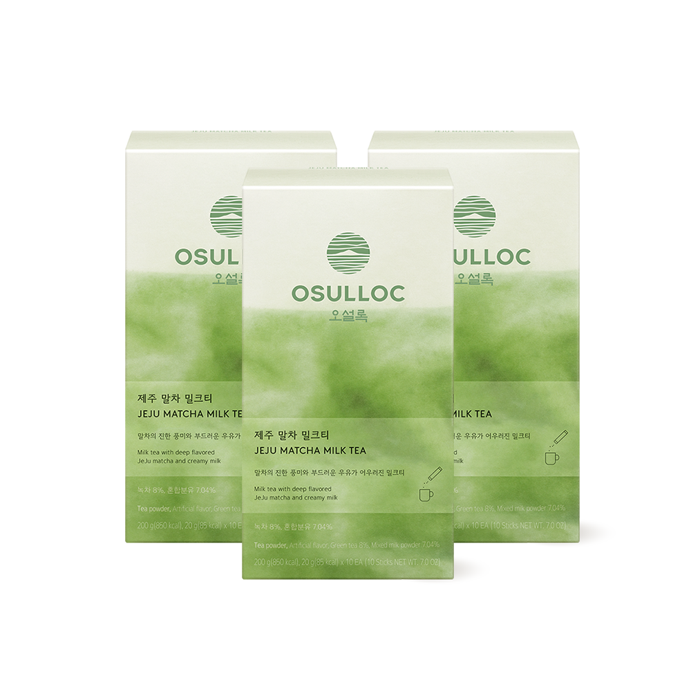 오설록 제주 말차 밀크티 3 SET