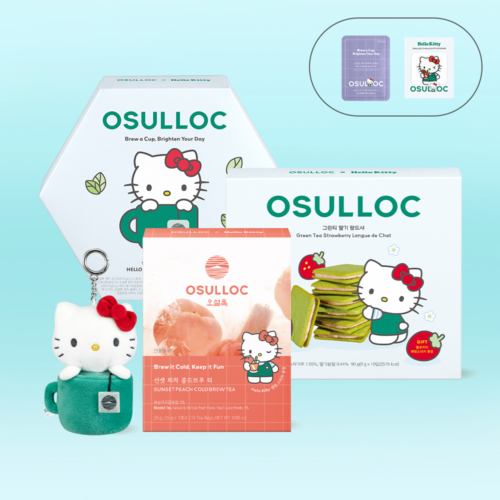 [헬로키티] 피치 티 타임 세트