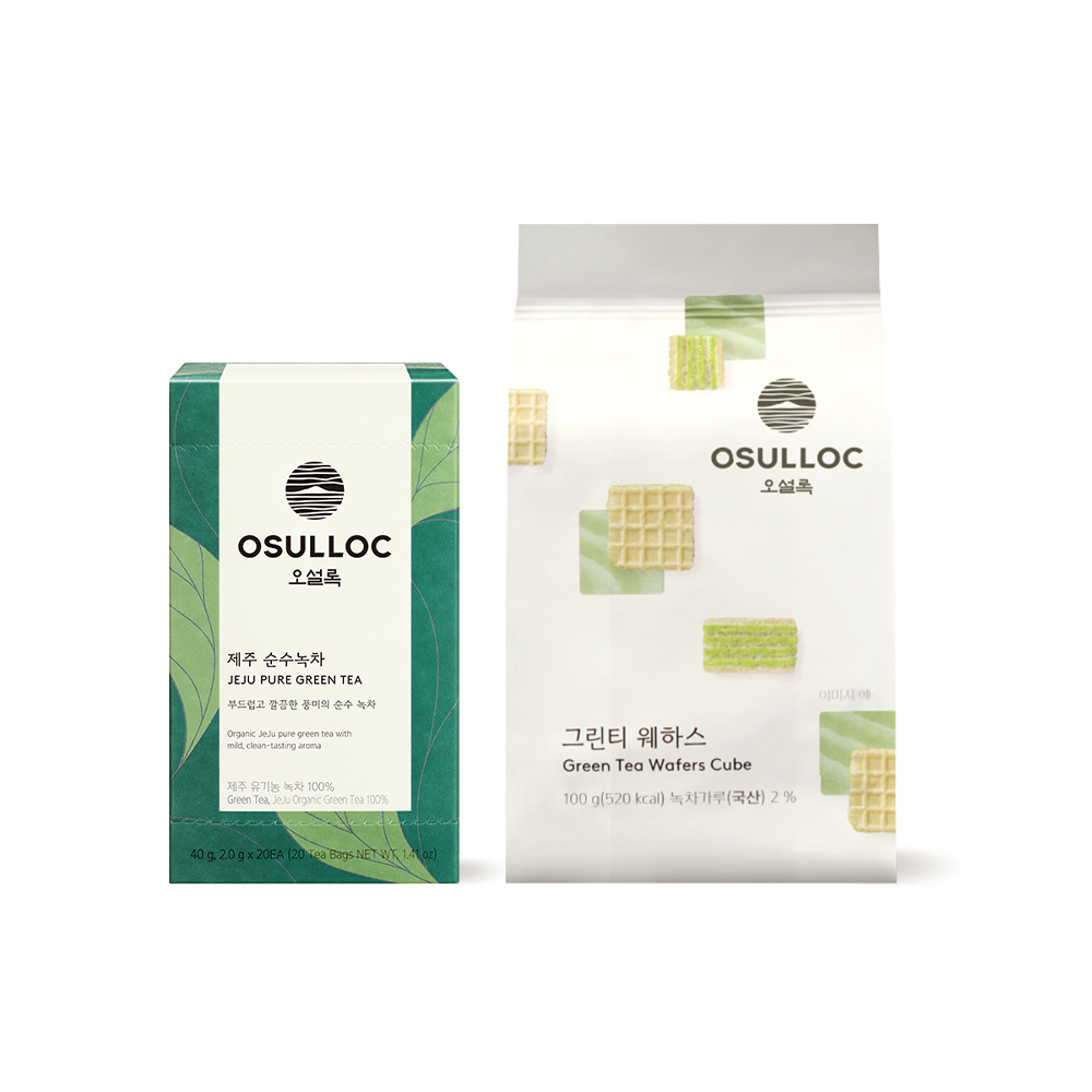 제주 순수녹차&그린티 웨하스