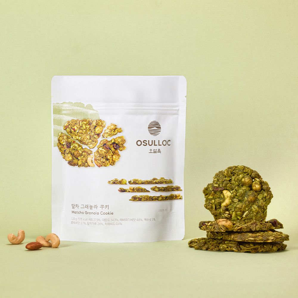 말차 그래놀라 쿠키