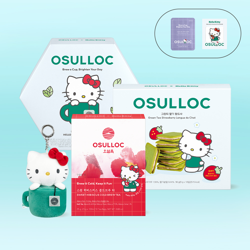 [헬로키티] 히비스커스 티 타임 세트