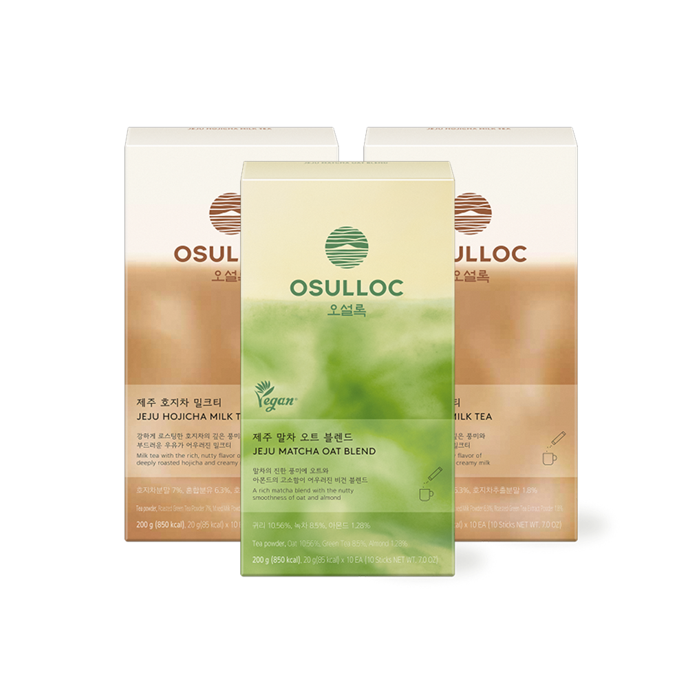 호지 & 말차 블렌드 세트