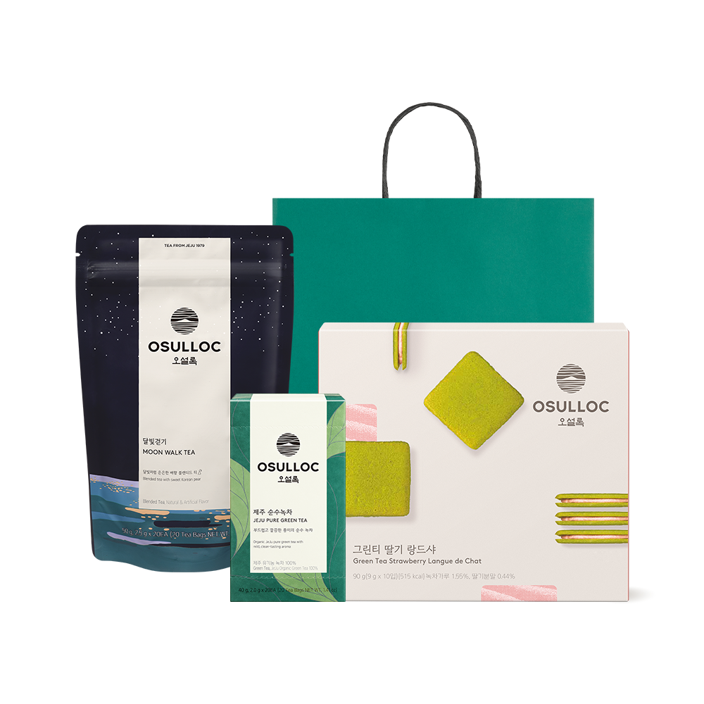 달빛&녹차 딸기 랑드샤 티타임