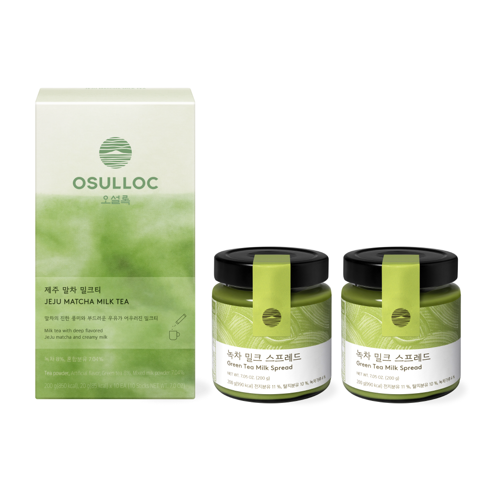 말차 밀크티 & 스프레드