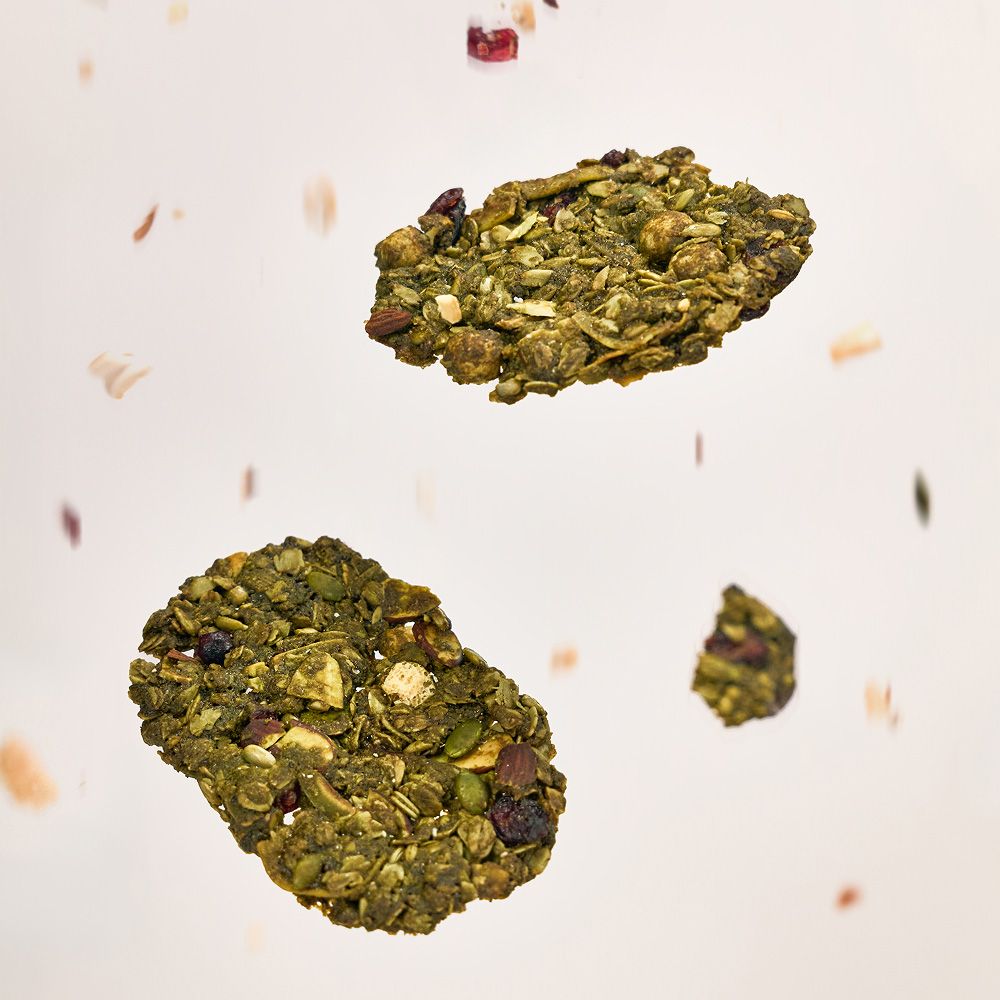 말차 그래놀라 쿠키