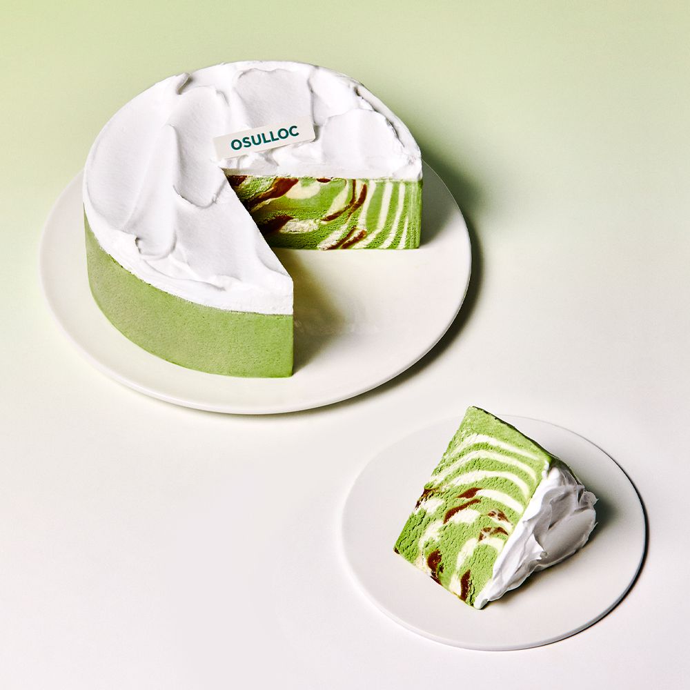 그린티 요거트 아이스크림 케이크