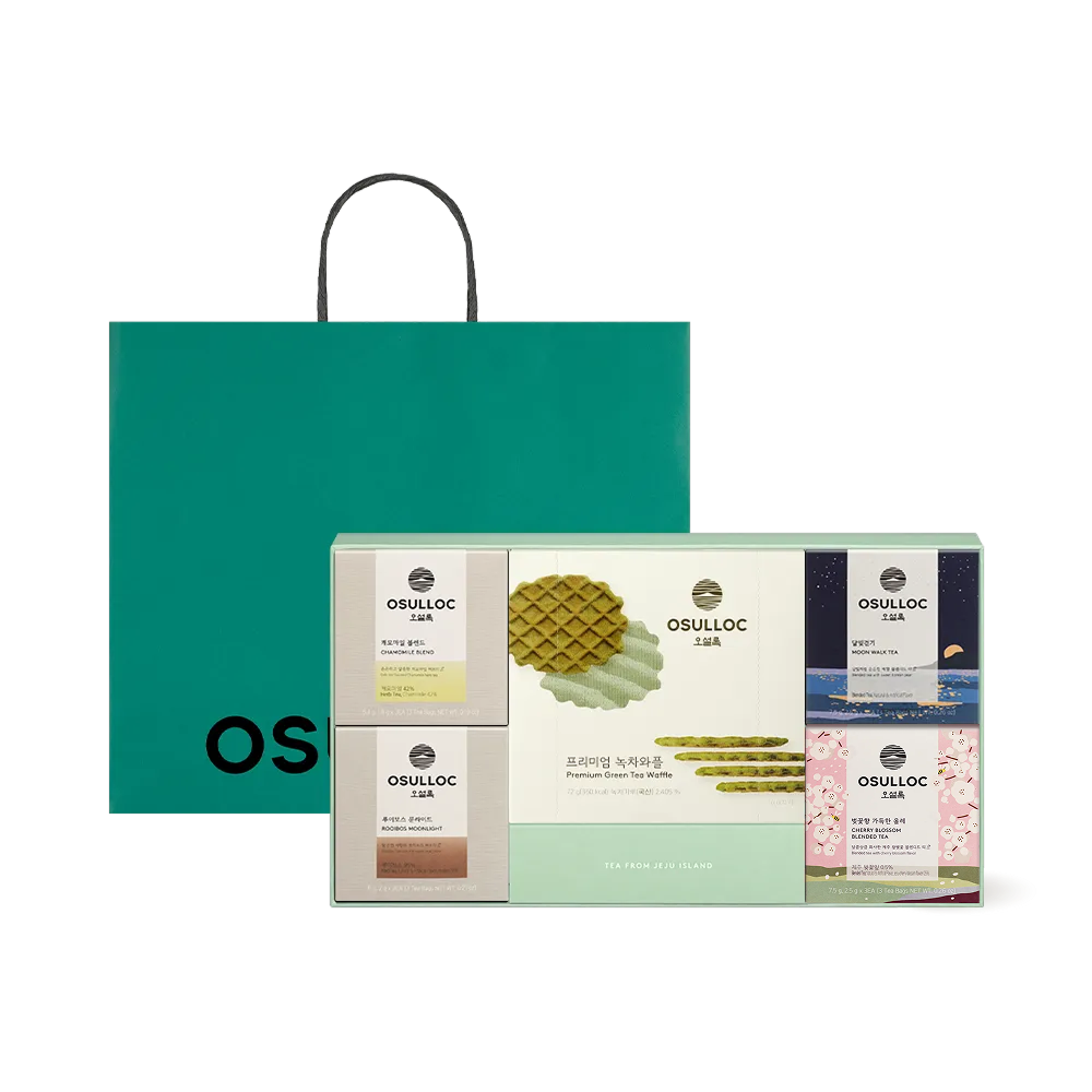 오설록 와플 허브 티 4종 세트