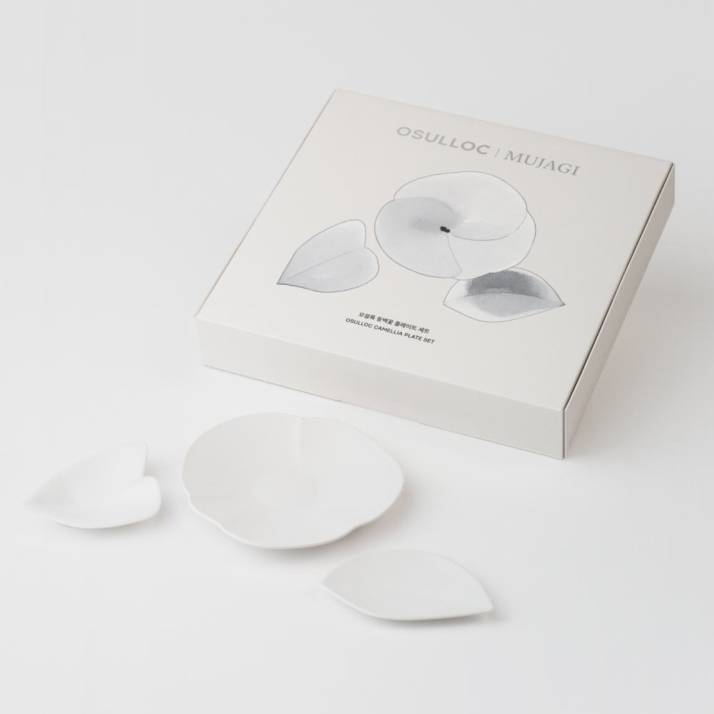 [무자기] 동백꽃 플레이트 세트