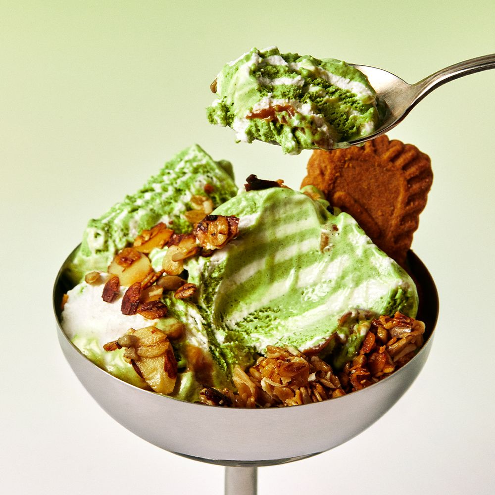 그린티 요거트 아이스크림 케이크