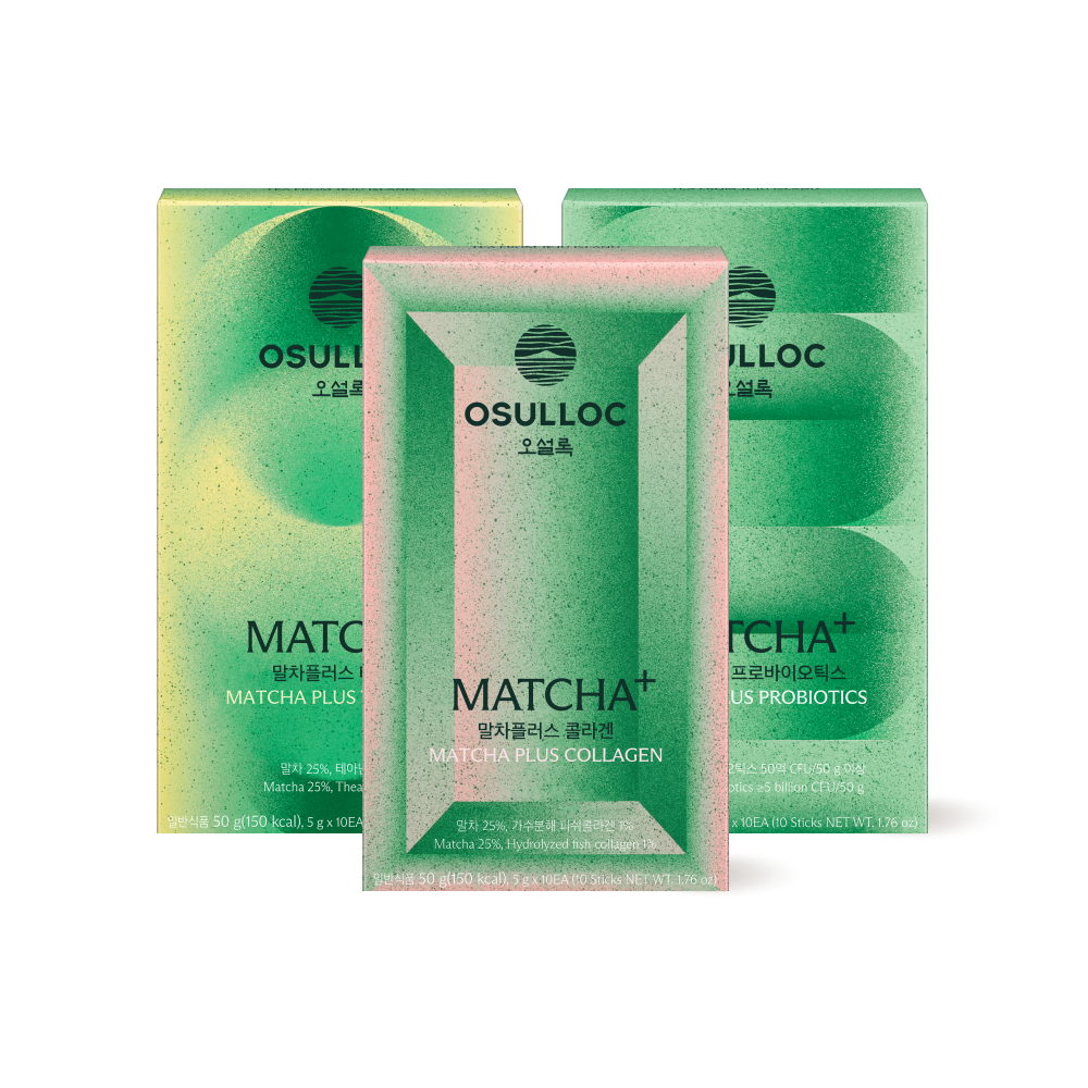 말차플러스 3종 (콜라겐, 프로바이오틱스, 테아닌)