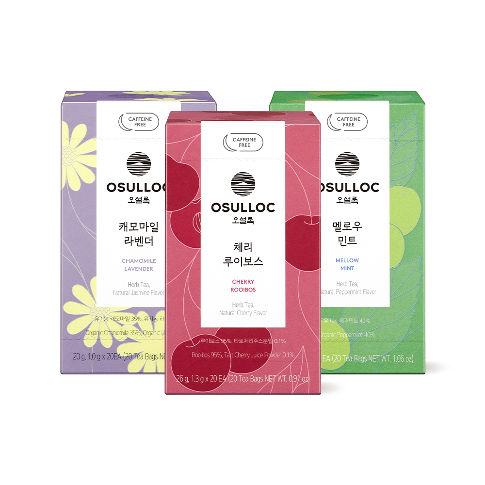[무카페인] 신상 허브티 3종