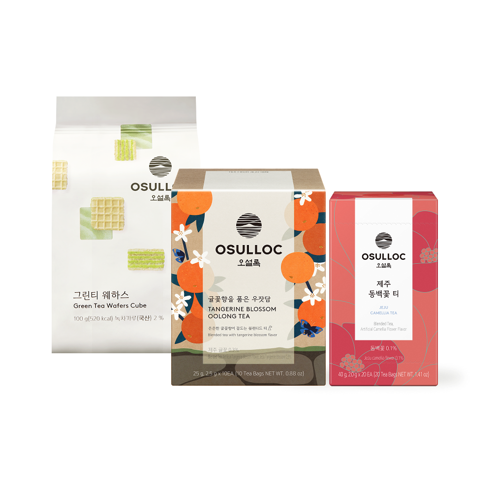 귤꽃 & 동백 웨하스 티타임