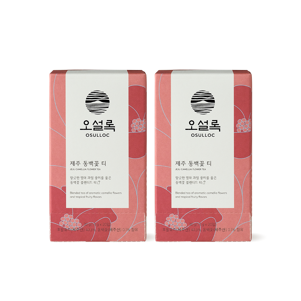 [클리어런스] 제주 동백꽃 티 40입