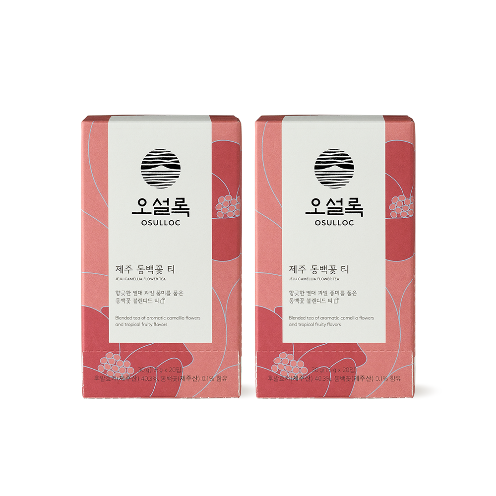 [클리어런스] 제주 동백꽃 티 40입