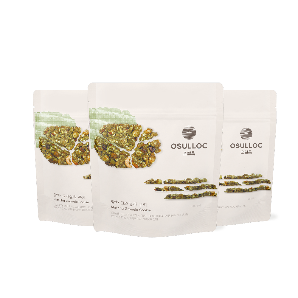 말차 그래놀라 쿠키 3EA