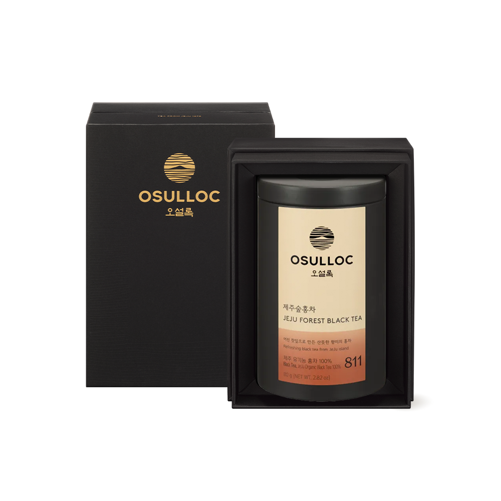 제주숲홍차 80g 잎차 선물세트