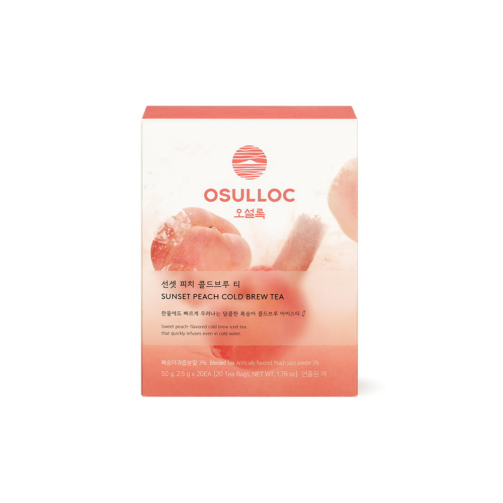 선셋 피치 콜드브루 티