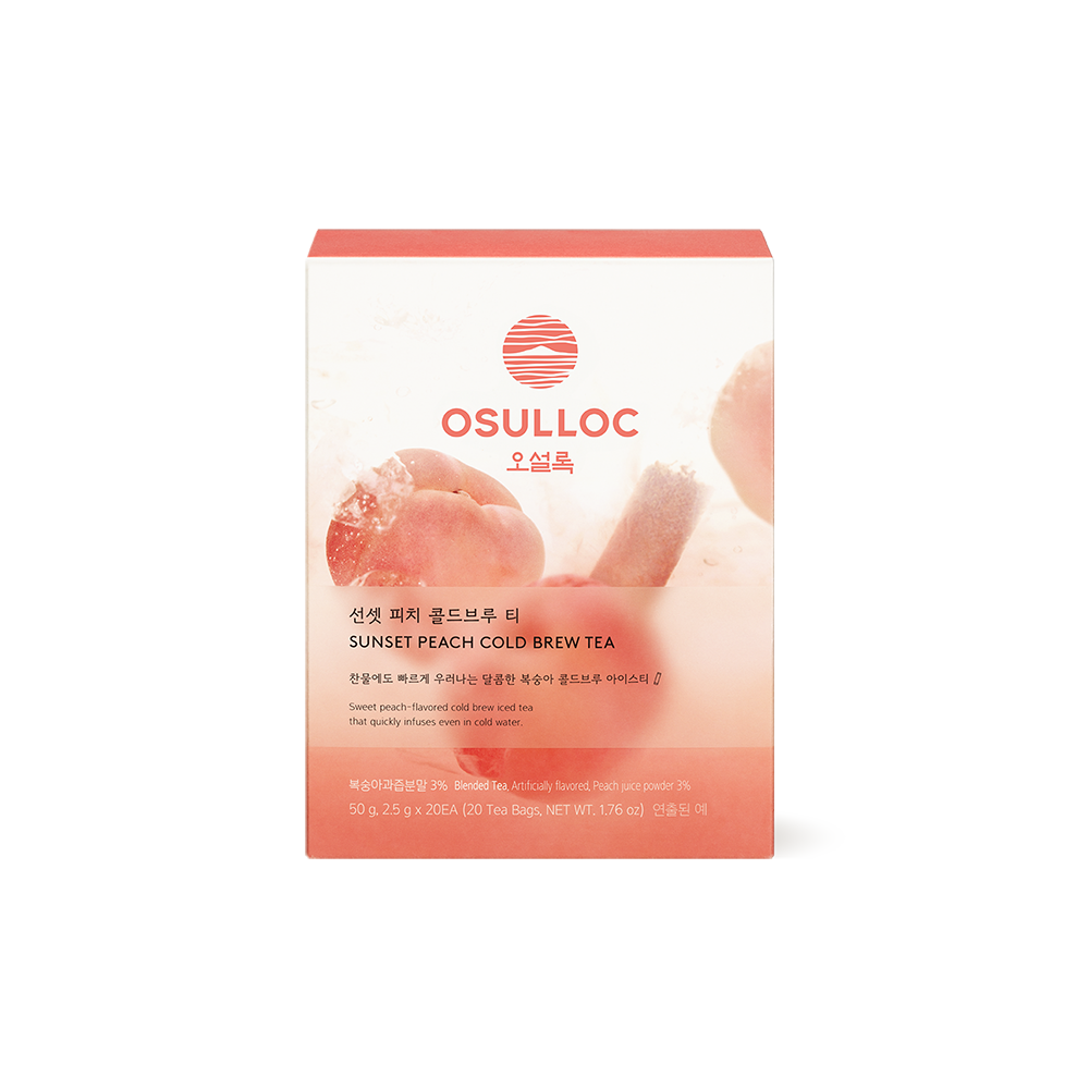 선셋 피치 콜드브루 티