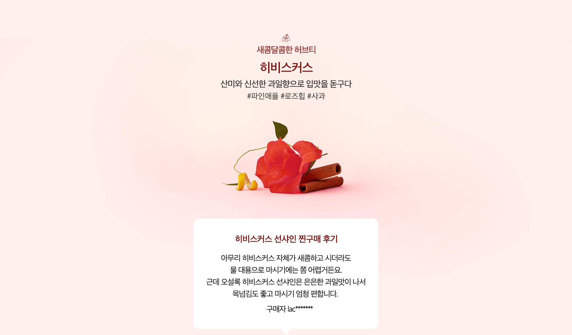 새콤달콤한 허브티, 히비스커스