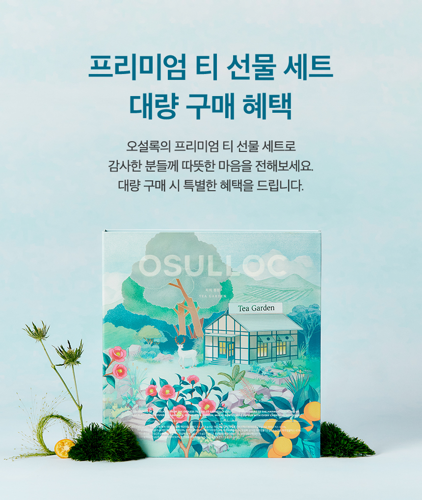 오설록 프리미엄 티 선물 세트 대량 구매 혜택