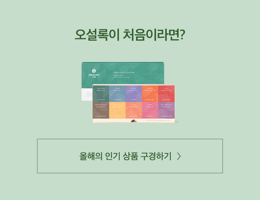 오설록이 처음이라면?