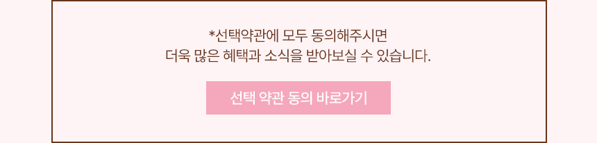 선택 약관 동의 안내