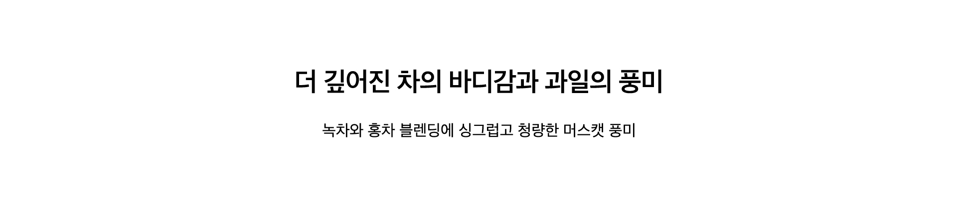 선샤인 머스캣 콜드브루 티 Key Points