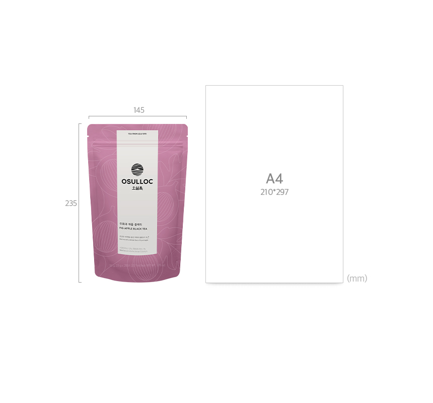 무화과 애플 블랙티 20입 Sizes