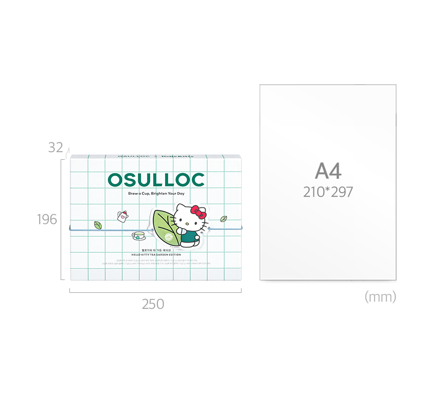 헬로키티 에디션 티 가든 에디션 Sizes