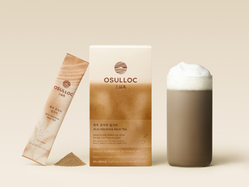 오설록 제주 호지차 밀크티
